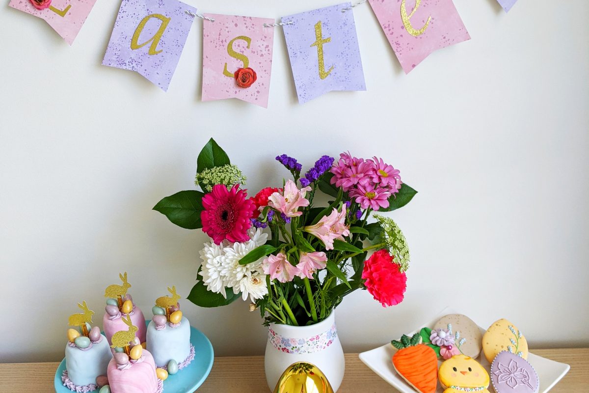 Easter dessert table